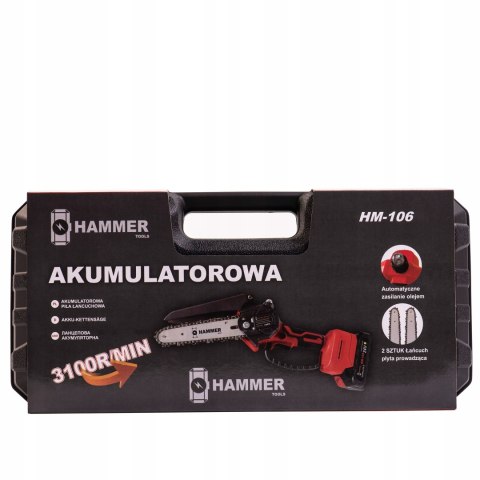 Piła łańcuchowa akumulatorowa ETiME 550 W 15 cm 24 V smarowanie