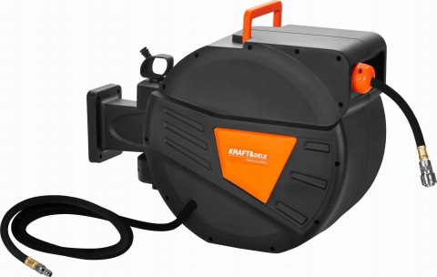 Wąż pneumatyczny zwijany 30m+2m 1/4" PVC solidna