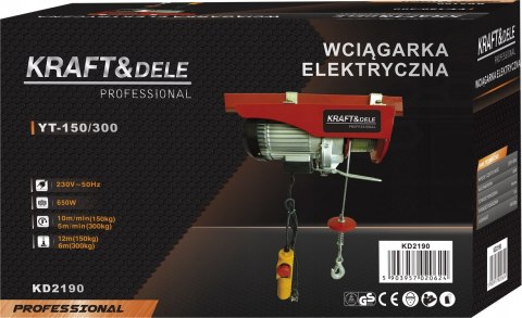 Wyciągarka elektryczna 230V 650W
