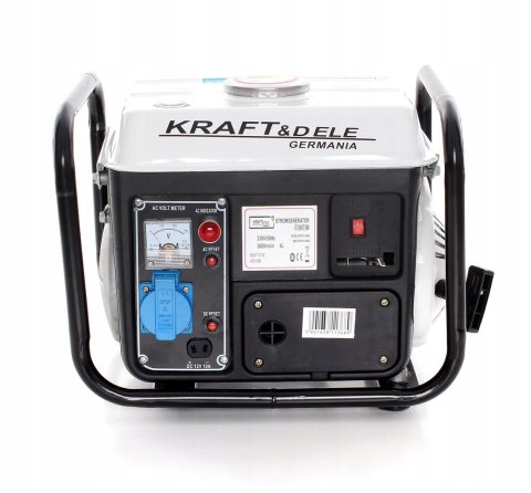 Agregat prądotwórczy jednofazowy 1200W 12/230V benzyna Kraft&Dele (KD109B)