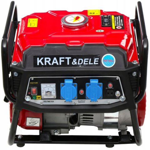 Agregat prądotwórczy przenośny jednofazowy Kraft&Dele 1500 W benzyna