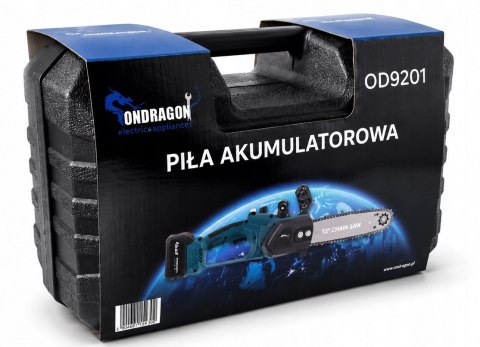 BEZSZCZOTKOWA PIŁA ŁAŃCUCHOWA PILARKA AKUMULATOROWA 12" 48V 2x AKU PRO