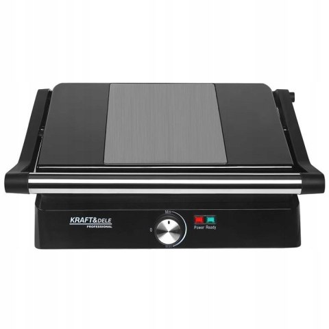 Grill elektryczny Kraft&Dele KD4103 2400 W z regulacją i odprowadzaniem