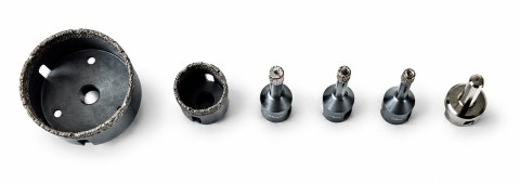Koronki 6-68 mm Otwornice Diamentowe do Gresu Betonu Płytek Kamienia M14 M