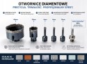 Koronki 6-68 mm Otwornice Diamentowe do Gresu Betonu Płytek Kamienia M14 M