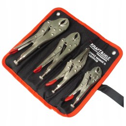 Kraft&Dele KD10338 Szczypce zaciskowe morsea żabka zestaw 4 szt. płachta