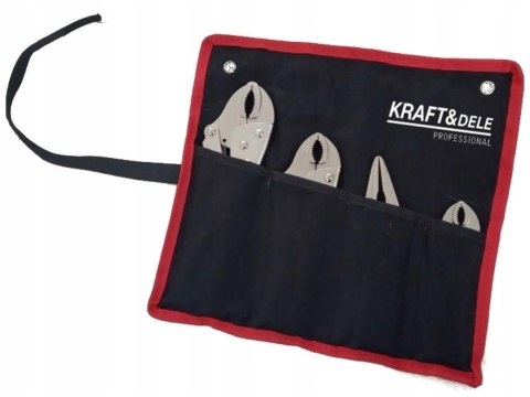 Kraft&Dele KD10338 Szczypce zaciskowe morsea żabka zestaw 4 szt. płachta