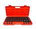 Nasadka udarowa Kraft&Dele 1/2" 6-kątna zestaw 35 szt. 8-32 mm