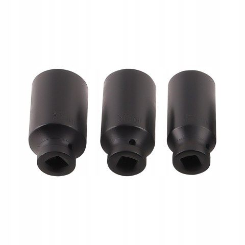 Nasadka udarowa Kraft&Dele 1/2" 6-kątna zestaw 35 szt. 8-32 mm