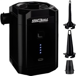 POMPKA AKUMULATOROWA DO MATERACY PONTONÓW USB-C 5500mAh LED + KOŃCÓWKI