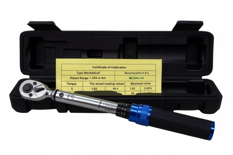 Klucz dynamometryczny Falon-Tech 1/4" 1-25 Nm z blokadą FT2512