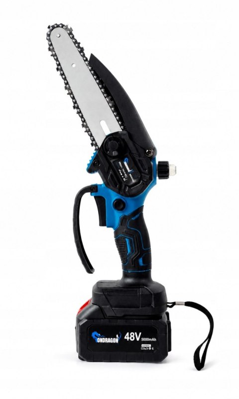PIŁA ŁAŃCUCHOWA AKUMULATOROWA PILARKA AKU 6" 48V AKUMULATOR ŁAŃCUCH MOCNA