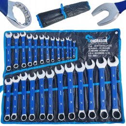 25el KLUCZE PŁASKO OCZKOWE Z GUMA KLUCZE PŁASKIE GUMOWYM + UCHWYTEM 6-32mm