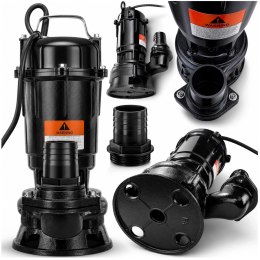 3850W POMPA DO WODY BRUDNEJ SZAMBA Z ROZDRABNIACZ MOCNA ZATAPIALNA ADAPTER