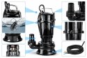 3850W POMPA DO WODY BRUDNEJ SZAMBA Z ROZDRABNIACZ MOCNA ZATAPIALNA ADAPTER