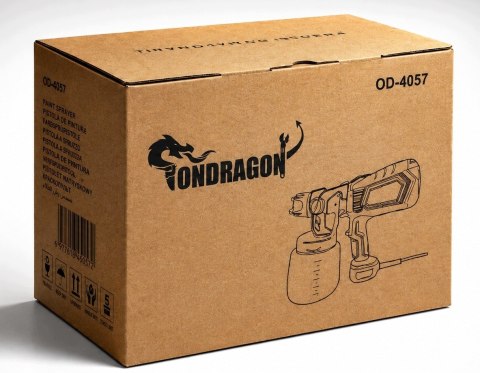 AGREGAT MALARSKI PISTOLET LAKIERNICZY NATRYSKOWY do MALOWANIA ŚCIAN 800ml