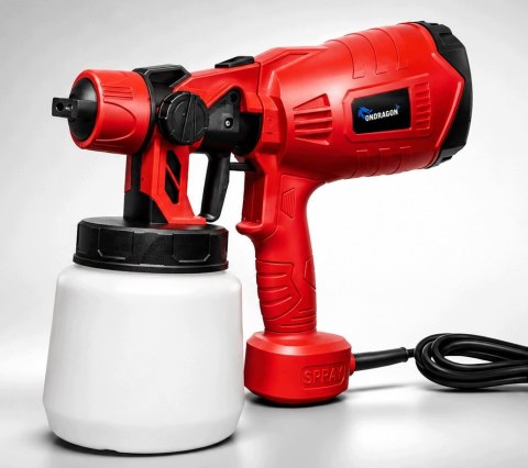 AGREGAT MALARSKI PISTOLET LAKIERNICZY NATRYSKOWY do MALOWANIA ŚCIAN 800ml