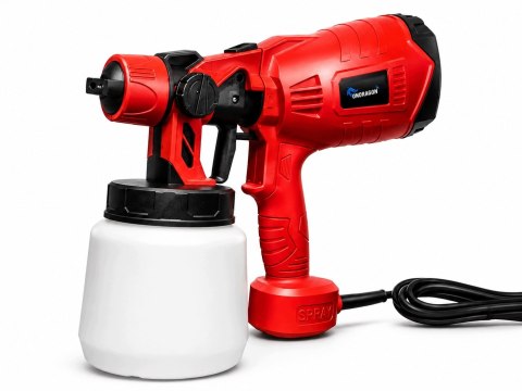 AGREGAT MALARSKI PISTOLET LAKIERNICZY NATRYSKOWY do MALOWANIA ŚCIAN 800ml