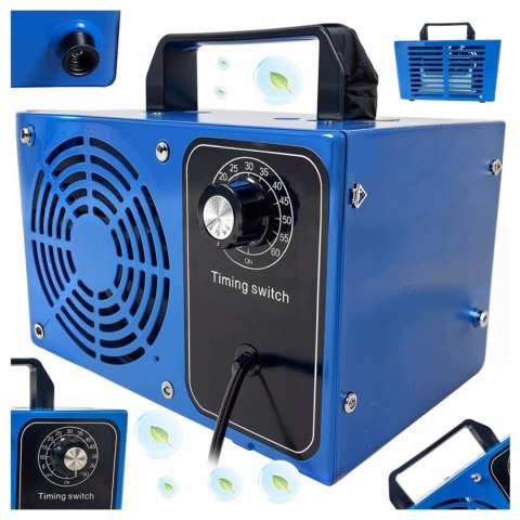 GENERATOR OZONU OZONATOR OCZYSZCZACZ POWIETRZA 70 000 MG/H 155W + ZESTAW