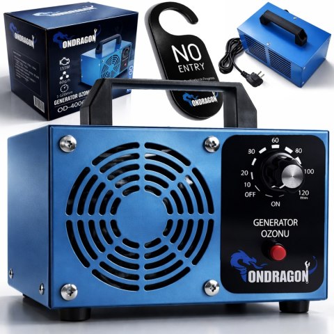 Ozonator Oczyszczacz do Powietrza GENERATOR OZONU 60 000 MG/H 155W + ZESTAW