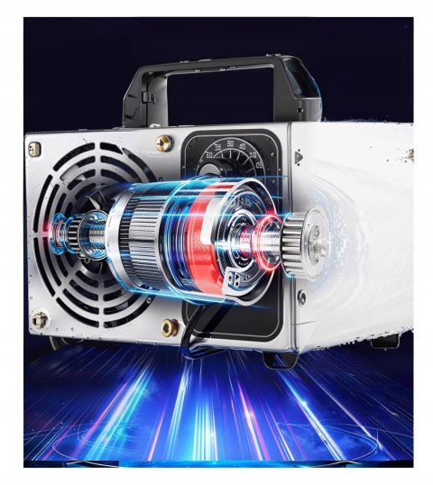 Ozonator Oczyszczacz do Powietrza GENERATOR OZONU 60 000 MG/H 155W + ZESTAW