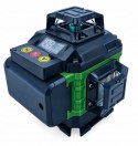 POZIOMICA LASEROWA LASER KRZYŻOWY ZIELONY SAMOPOZIOMUJĄCA LCD 360 2 BATERIE