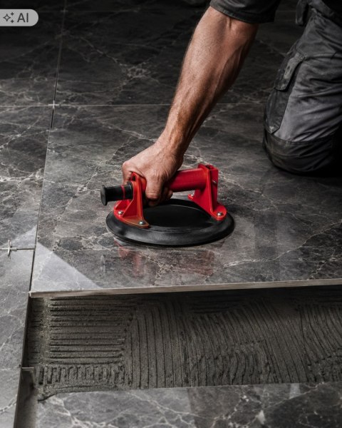 PRZYSSAWKA PRÓŻNIOWA DO PŁYTEK SZYBY SZYB UCHWYT Z POMPKĄ 190 KG 200 MM +