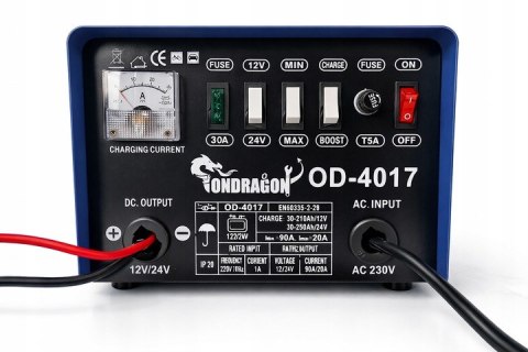 ROZRUCH 12/24V PROSTOWNIK SAMOCHODOWY Z ROZRUCHEM DO ŁADOWANIA MOCNY 90A