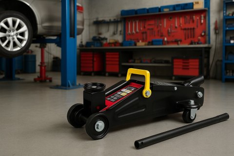 ŻABA PODNOŚNIK SAMOCHODOWY HYDRAULICZNY LEWAREK 2T NISKOPROFILOWY + GUMA t