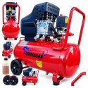 KOMPRESOR OLEJOWY SPRĘŻARKA POWIETRZA 50L 8 BAR TŁOKOWA POMPA 2,8kW 3,8KM