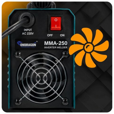 SPAWARKA INWERTOROWA INWERTEROWA LCD MMA 250A HOT START ANTI STICK VRD