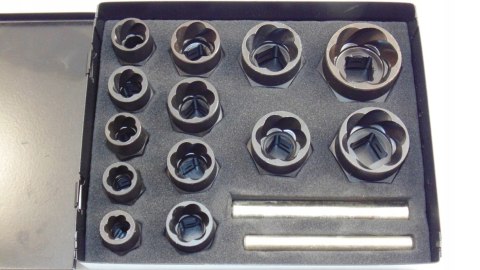 NASADKI DO ZNISZCZONYCH ZERWANYCH ŚRUB USZKODZONYCH NAKRĘTEK 9-27mm NASADKI DO ZNISZCZONYCH ZERWANYCH ŚRUB USZKODZONYCH NAKRĘTEK 9-27mm