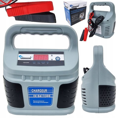 Prostownik MIKROPROCESOROWY Akumulatorowy ŁADOWARKA DO AKUMULATORA 12V 24V Prostownik MIKROPROCESOROWY Akumulatorowy ŁADOWARKA DO AKUMULATORA 12V 24V