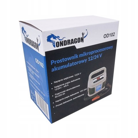Prostownik MIKROPROCESOROWY Akumulatorowy ŁADOWARKA DO AKUMULATORA 12V 24V Prostownik MIKROPROCESOROWY Akumulatorowy ŁADOWARKA DO AKUMULATORA 12V 24V