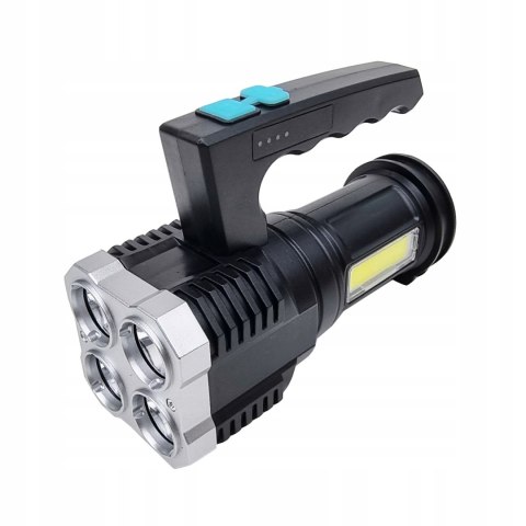 LATARKA AKUMULATOROWA USB LED SZPERACZ REFLEKTOR LATARKA AKUMULATOROWA USB LED SZPERACZ REFLEKTOR